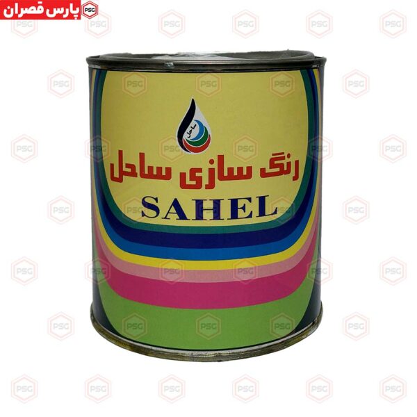 رنگ مشکی براق روغنی ساختمانی حلب 729